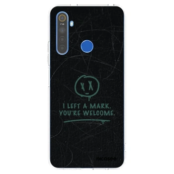 Picasee silikonska prozirna maskica za Realme 5 - LEFT A MARK