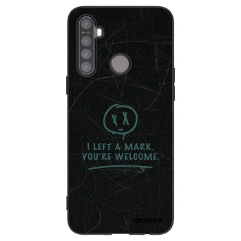 Picasee crna silikonska maskica za Realme 5 - LEFT A MARK