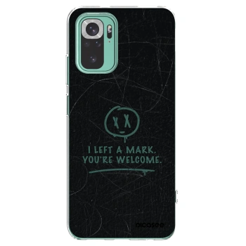 Picasee silikonska prozirna maskica za Xiaomi Redmi Note 10 Pro - LEFT A MARK