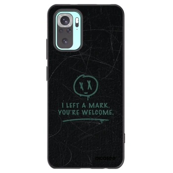 Picasee crna silikonska maskica za Xiaomi Redmi Note 10 Pro - LEFT A MARK