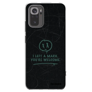 Picasee silikonska prozirna maskica za Xiaomi Redmi Note 10S - LEFT A MARK