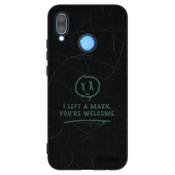 Picasee crna silikonska maskica za Huawei P20 Lite - LEFT A MARK