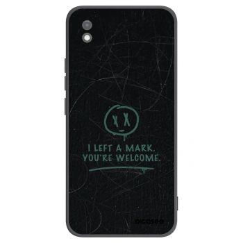 Picasee crna silikonska maskica za Xiaomi Redmi 9AT - LEFT A MARK