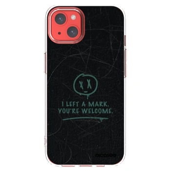 Picasee silikonska prozirna maskica za Apple iPhone 13 - LEFT A MARK
