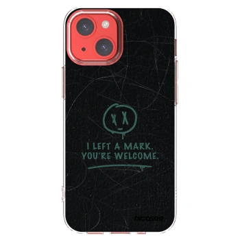 Picasee silikonska prozirna maskica za Apple iPhone 13 mini - LEFT A MARK