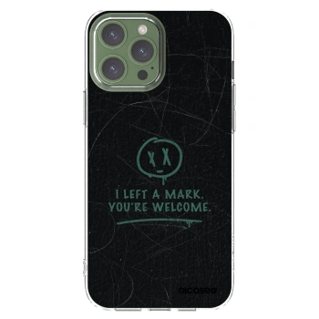 Picasee silikonska prozirna maskica za Apple iPhone 13 Pro Max - LEFT A MARK