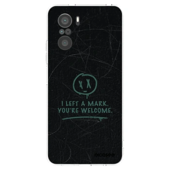 Picasee silikonska prozirna maskica za Xiaomi Poco F3 - LEFT A MARK