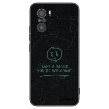 Picasee crna silikonska maskica za Xiaomi Poco F3 - LEFT A MARK