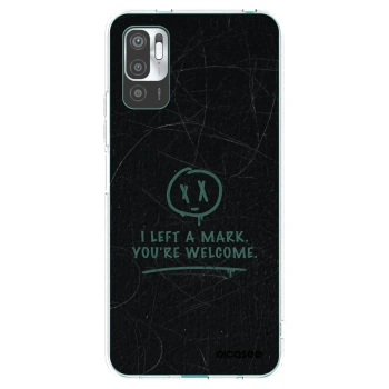 Picasee silikonska prozirna maskica za Xiaomi Redmi Note 10 5G - LEFT A MARK