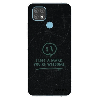 Picasee silikonska prozirna maskica za Realme C21 - LEFT A MARK