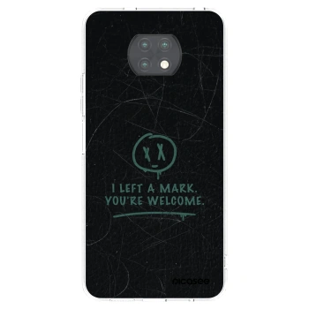 Picasee silikonska prozirna maskica za Xiaomi Redmi Note 9T - LEFT A MARK