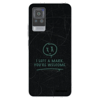 Picasee silikonska prozirna maskica za Vivo X60 Pro 5G - LEFT A MARK
