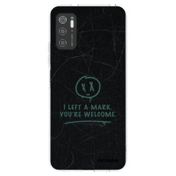 Picasee silikonska prozirna maskica za Xiaomi Poco M3 Pro 5G - LEFT A MARK