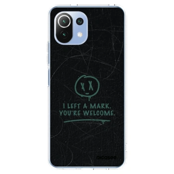 Picasee silikonska prozirna maskica za Xiaomi 11 Lite 5G NE - LEFT A MARK