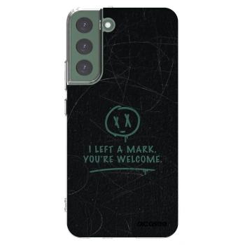 Picasee silikonska prozirna maskica za Samsung Galaxy S22+ 5G - LEFT A MARK