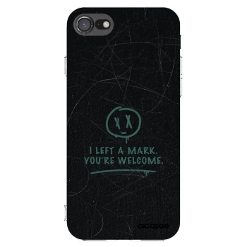 Picasee silikonska prozirna maskica za Apple iPhone SE 2022 - LEFT A MARK