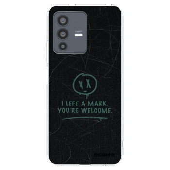 Picasee silikonska prozirna maskica za Vivo V23 5G - LEFT A MARK
