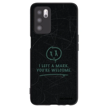 Picasee crna silikonska maskica za OPPO A16s - LEFT A MARK