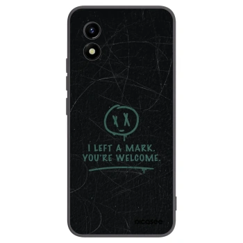 Picasee crna silikonska maskica za Vivo Y01 - LEFT A MARK