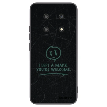 Picasee crna silikonska maskica za Honor Magic4 Lite 5G - LEFT A MARK