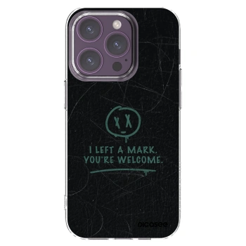 Picasee silikonska prozirna maskica za Apple iPhone 14 Pro - LEFT A MARK