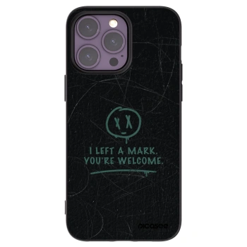Picasee crna silikonska maskica za Apple iPhone 14 Pro Max - LEFT A MARK