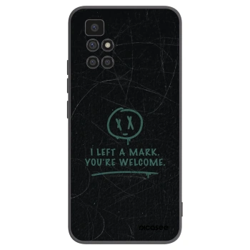 Picasee crna silikonska maskica za Xiaomi Redmi 10 (2022) - LEFT A MARK
