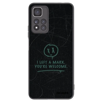 Picasee crna silikonska maskica za Xiaomi Redmi Note 11 Pro+ 5G - LEFT A MARK