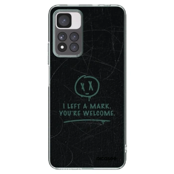 Picasee silikonska prozirna maskica za Xiaomi Redmi Note 11 Pro+ 5G - LEFT A MARK