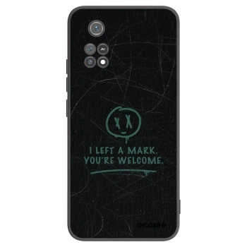 Picasee crna silikonska maskica za Xiaomi Poco M4 Pro - LEFT A MARK