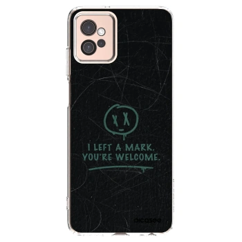 Picasee silikonska prozirna maskica za Motorola Moto G32 - LEFT A MARK