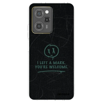 Picasee crna silikonska maskica za Xiaomi Poco X5 Pro - LEFT A MARK