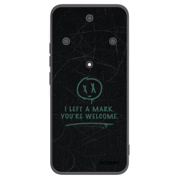 Picasee crna silikonska maskica za Honor Magic5 Lite 5G - LEFT A MARK