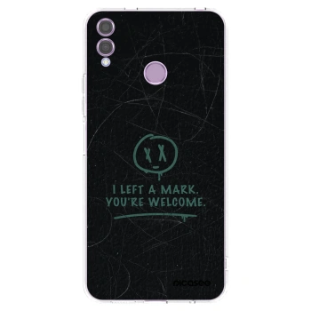 Picasee silikonska prozirna maskica za Honor 8X - LEFT A MARK