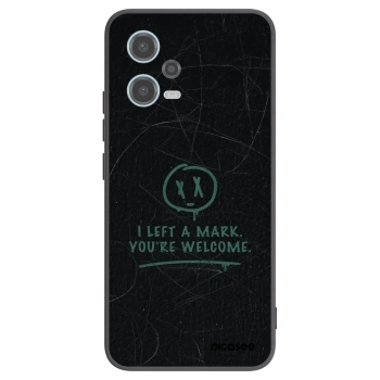 Picasee crna silikonska maskica za Xiaomi Redmi Note 12 5G - LEFT A MARK