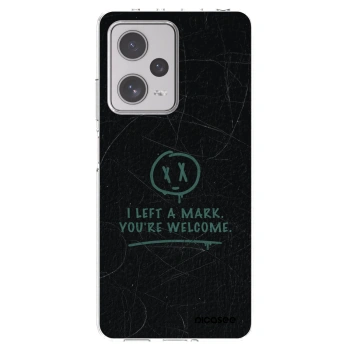 Picasee silikonska prozirna maskica za Xiaomi Redmi Note 12 Pro+ 5G - LEFT A MARK