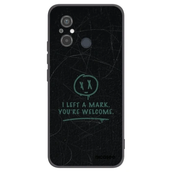 Picasee crna silikonska maskica za Xiaomi Redmi 12C - LEFT A MARK