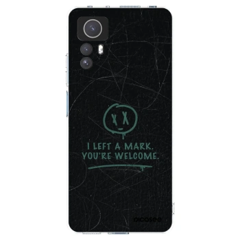 Picasee silikonska prozirna maskica za Xiaomi Redmi Note 12S - LEFT A MARK