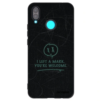 Picasee crna silikonska maskica za Huawei Nova 3 - LEFT A MARK