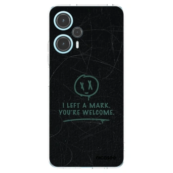 Picasee silikonska prozirna maskica za Xiaomi Poco F5 - LEFT A MARK