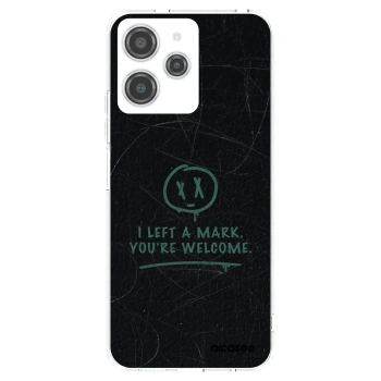 Picasee silikonska prozirna maskica za Xiaomi Redmi 12 4G - LEFT A MARK
