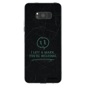 Picasee silikonska prozirna maskica za Samsung Galaxy S8 G950F - LEFT A MARK