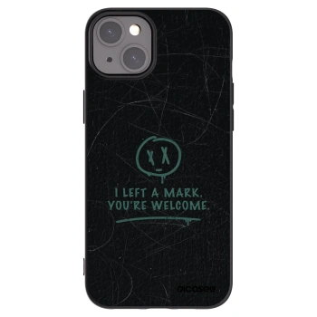 Picasee crna silikonska maskica za Apple iPhone 15 Plus - LEFT A MARK