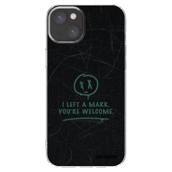 Picasee silikonska prozirna maskica za Apple iPhone 15 Plus - LEFT A MARK