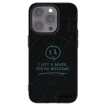 Picasee crna silikonska maskica za Apple iPhone 15 Pro - LEFT A MARK