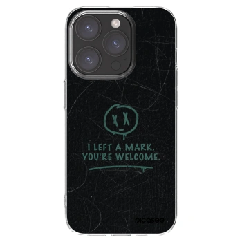 Picasee silikonska prozirna maskica za Apple iPhone 15 Pro - LEFT A MARK