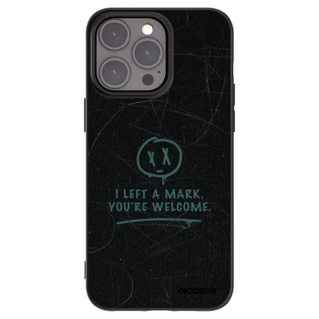 Picasee crna silikonska maskica za Apple iPhone 15 Pro Max - LEFT A MARK