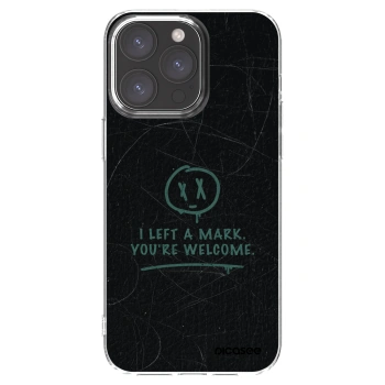 Picasee silikonska prozirna maskica za Apple iPhone 15 Pro Max - LEFT A MARK