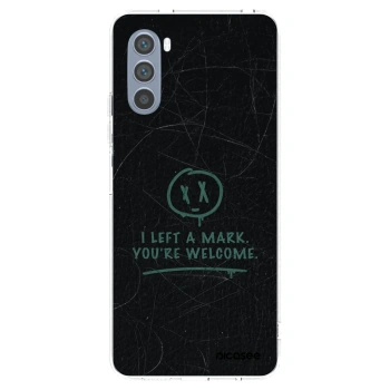 Picasee silikonska prozirna maskica za Motorola Moto G62 - LEFT A MARK