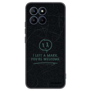 Picasee crna silikonska maskica za Honor 70 Lite - LEFT A MARK